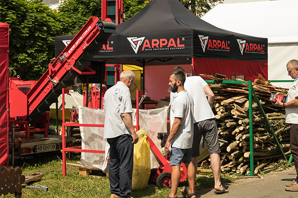 Arpal shredders at the exhibition
