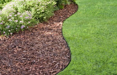 Decorative wood chips with wood shredders