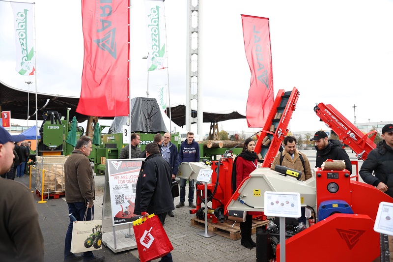 Tocatoare de lemn ARPAL la targul AGRITECHNICA din Hanovra