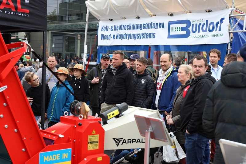 Tocatoare de lemn ARPAL la targul AGRITECHNICA din Hanovra