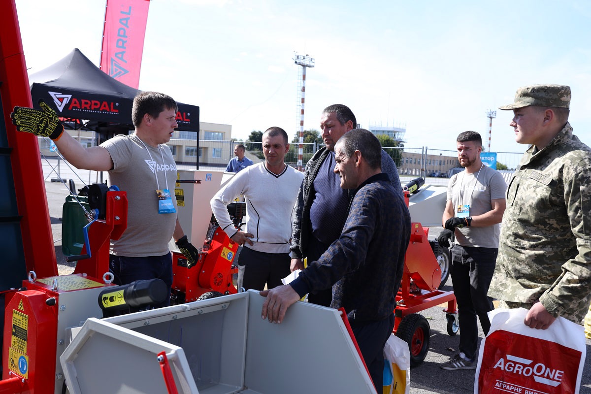 ARPAL wood chippers s at the first agro-industrial exhibition in Vinnytsia