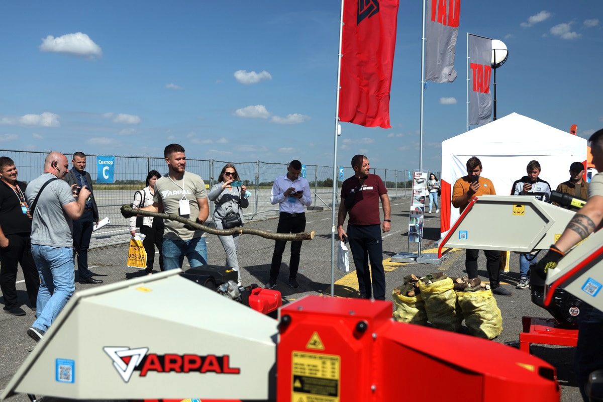 ARPAL wood chippers s at the first agro-industrial exhibition in Vinnytsia