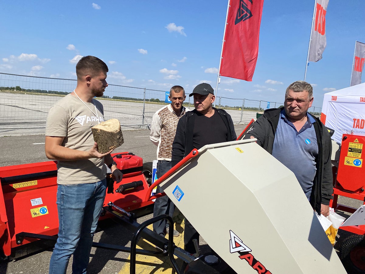 ARPAL wood chippers s at the first agro-industrial exhibition in Vinnytsia