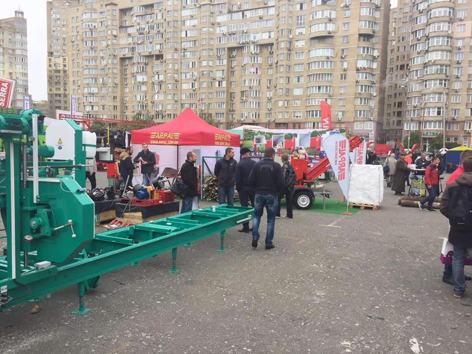 Wood chippers Arpal on exhibition