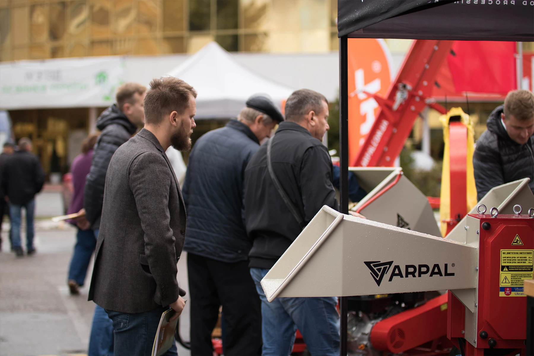 АРПАЛ на Lisderevmash 2018 3 Подрібнювач гілок на виставці