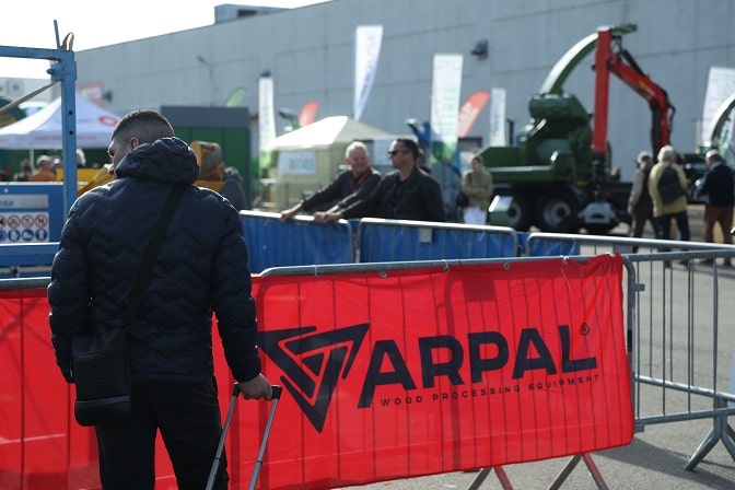 ARPAL wood chippers at the exhibition Progetto Fuoco in Italy