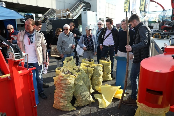 ARPAL wood chippers at the exhibition Progetto Fuoco in Italy