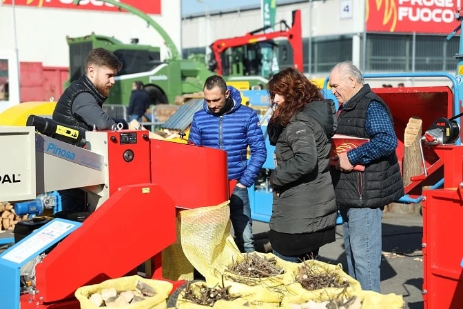ARPAL wood chippers at the exhibition Progetto Fuoco in Italy