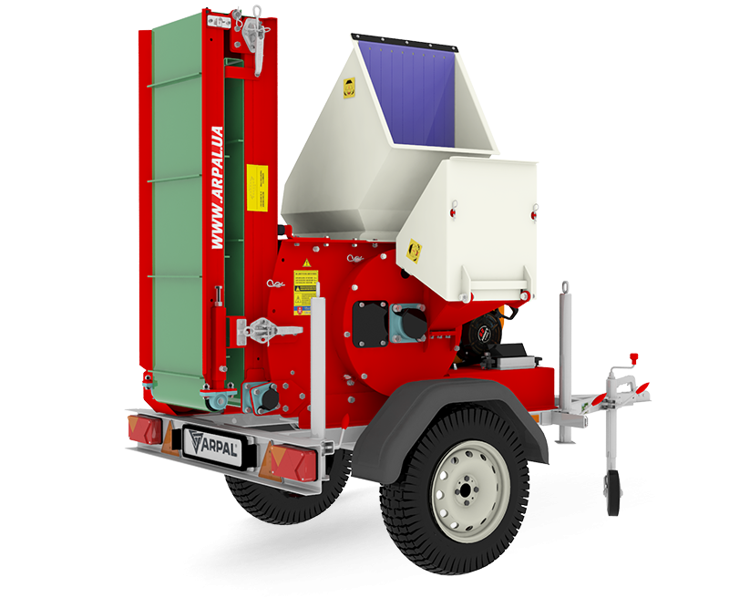 New! Industrial wood shredder MS-120BD 2