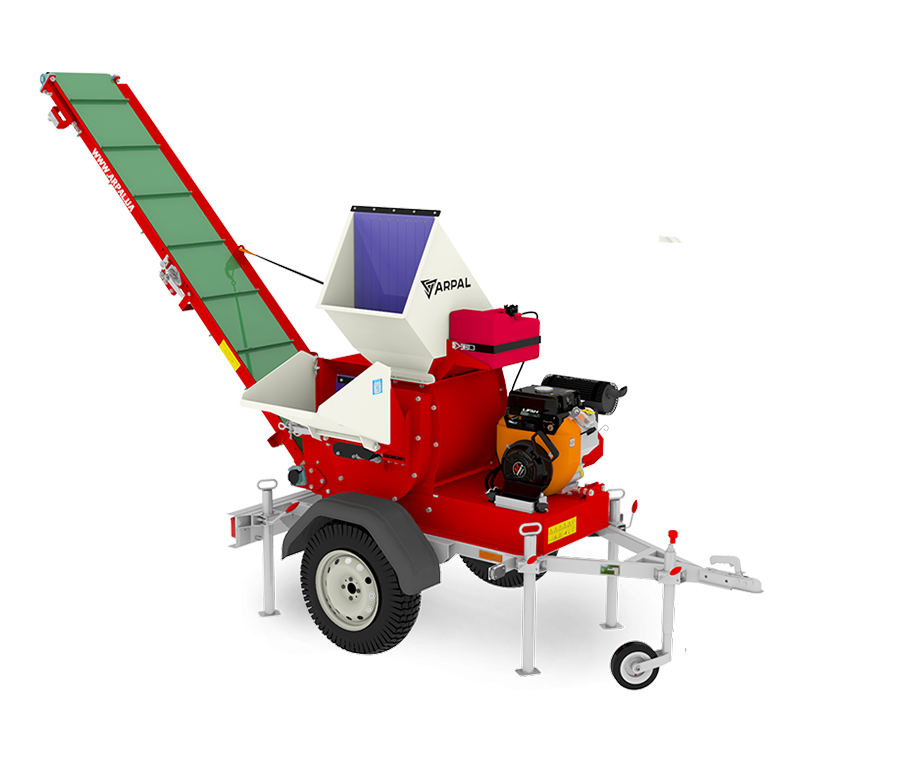 New! Industrial wood shredder MS-120BD 1