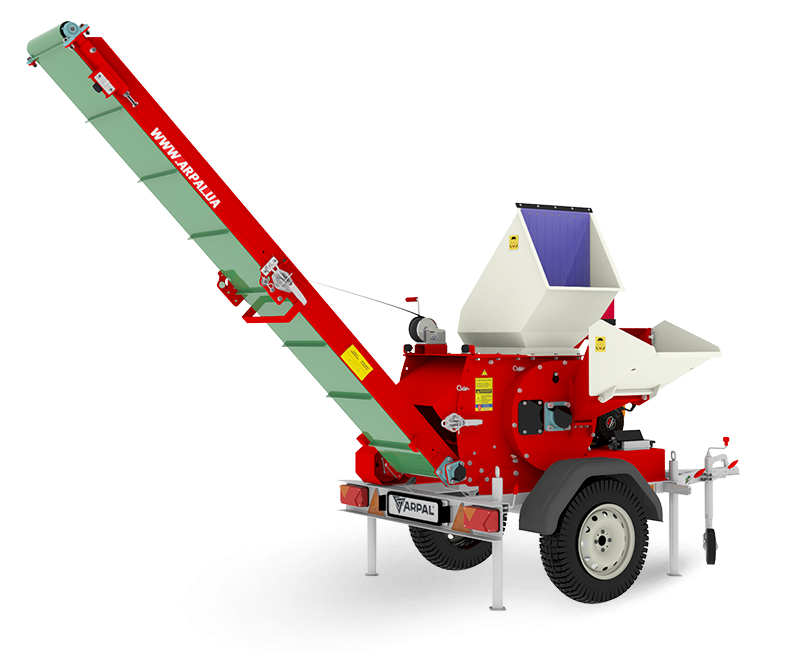 New! Industrial wood shredder MS-120BD 3