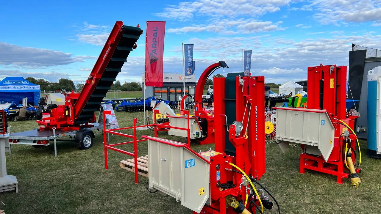 Подрібнювачі гілок ARPAL на виставці Agro Show в Польщі 1
