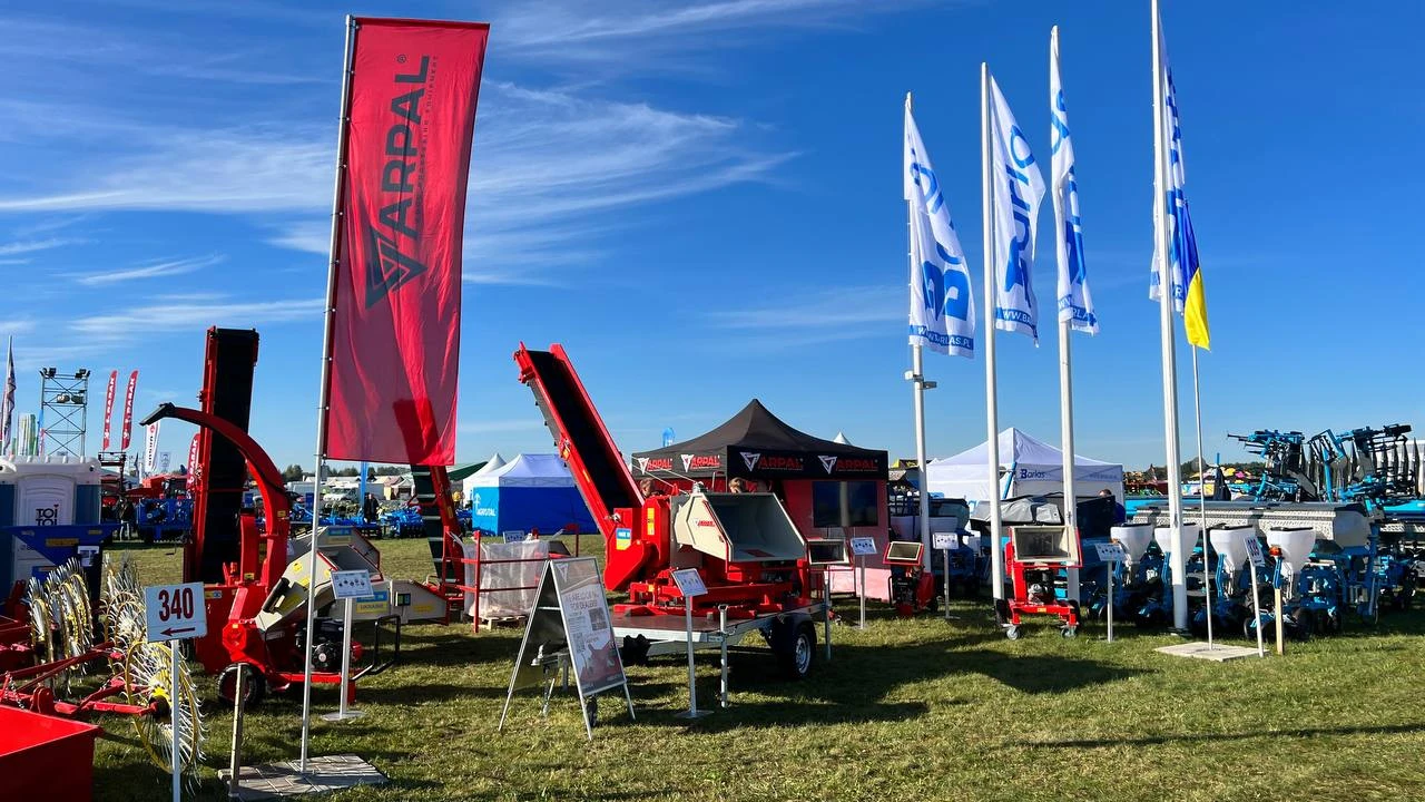 Подрібнювачі гілок ARPAL на виставці Agro Show в Польщі 2